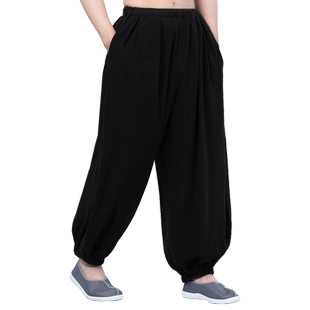 尚远僧裤灯笼裤加大加宽全棉禅修裤男居士裤练功裤僧侣裤