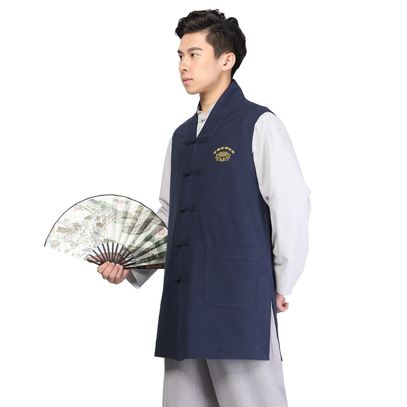 尚远四季义工服小马甲上衣居士服工作服批量订做义工服