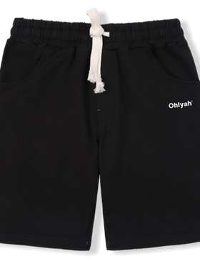 Ohlyah潮牌短裤女夏季宽松