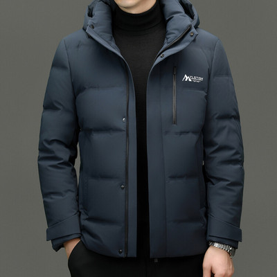 可脱卸帽常规款时尚都市外穿300g及以上（含）羽绒服