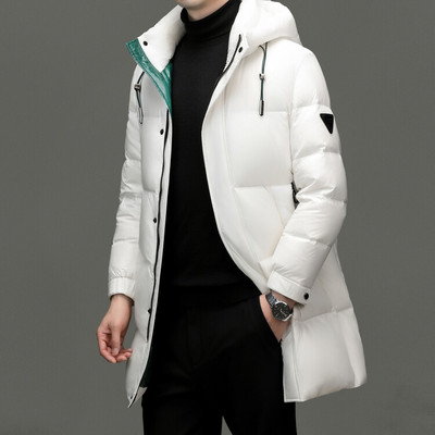 可脱卸帽常规款时尚都市外穿300g及以上（含）羽绒服