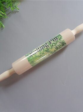 大号活动面粉棒 荷木擀面杖滚轴擀 擀面棒面粉棍烘焙用具