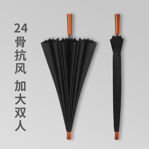 24骨自动长柄晴雨伞大量结实
