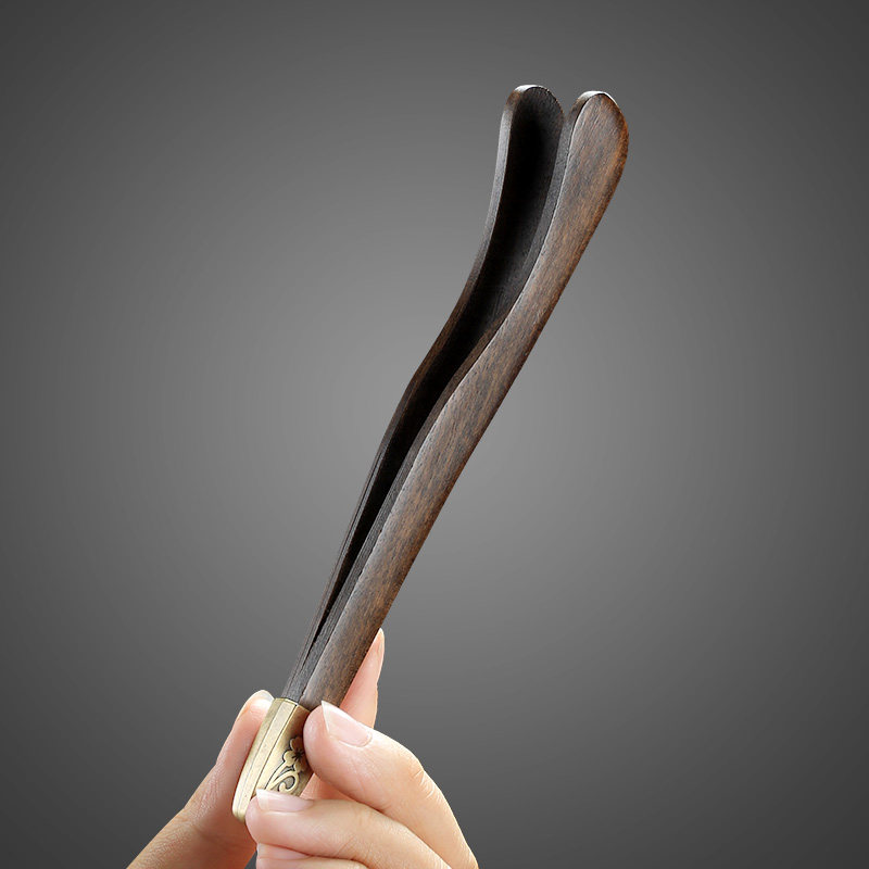 黑檀木茶夹茶匙功夫茶道零配套装不锈钢茶杯夹子竹镊子铜泡茶工具,餐饮具,茶夹,淘宝优惠券,粉丝福利购,淘宝优惠卷