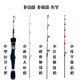 冰钓竿筏竿桥钓阀杆船钓竿大环导环竿稍梢微铅稍抛投岸筏