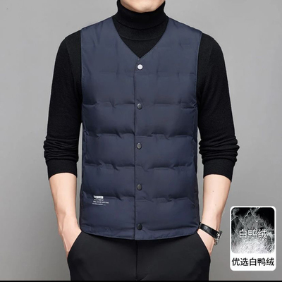 羽绒保暖马甲男士新款