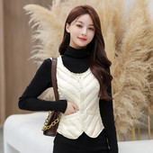 短款 羽绒服马甲女士秋冬季 轻薄修身 显瘦保暖内穿马夹背心内胆坎肩