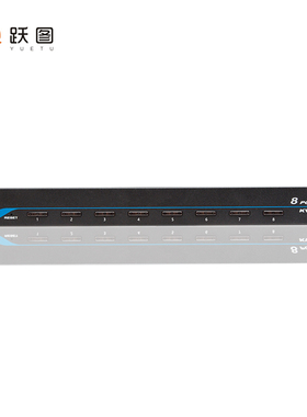 跃图AIE-2008IP 网络IP远程版切换器 8路输入CAT5接口 USB混接