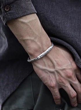 莲花手环女心经麻花镯子男士礼物