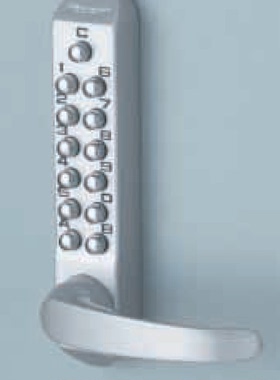 keylex机械密码锁22223F无需带电密码别墅门防水锁铁门庭院门锁