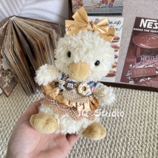 裙子衣服 jellycat15cm甜美小鸭娃衣毛绒玩具公仔玩偶生日礼物春款