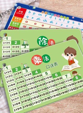 汉语拼音字母表卡片小学一年级生母韵母拼读训练全表学习神器