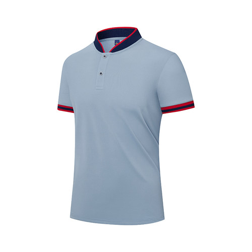 polo衫企业工作服定制印LOGO夏季翻领短袖男女工衣团体衫刺绣diy