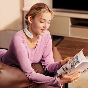 SKG 颈椎按摩器  热敷双脉冲 黄金电镀电极片 智控轻巧便携K61-X