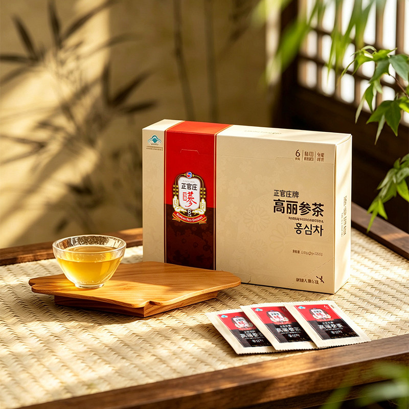 【秒杀】正官庄六年根高丽参茶100包人参【有效期到26年10月】