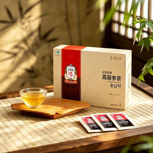 【秒杀】正官庄六年根高丽参茶100包人参【有效期到26年10月】