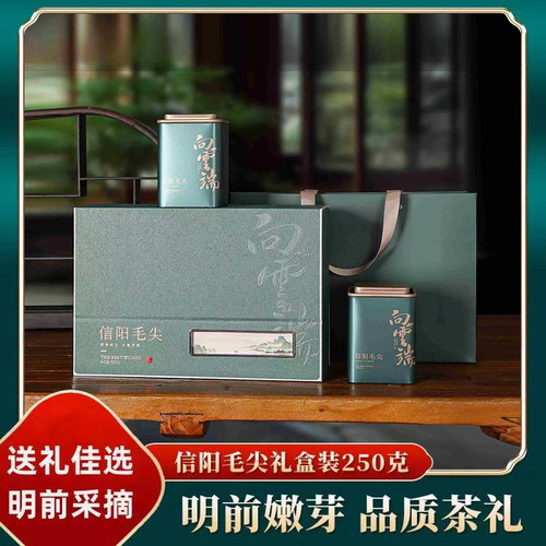 信阳毛尖明前嫩芽半斤礼盒装250g