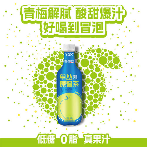 有丛气单丛康普茶青梅果汁茶饮料