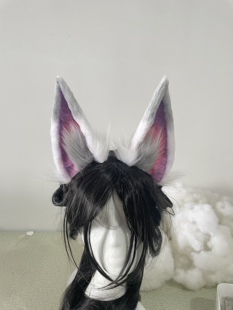 英雄联盟薇古丝cos耳朵仿真兽耳cosplay道具定做