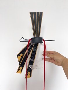 代号鸢孙权发冠头饰cos道具定做