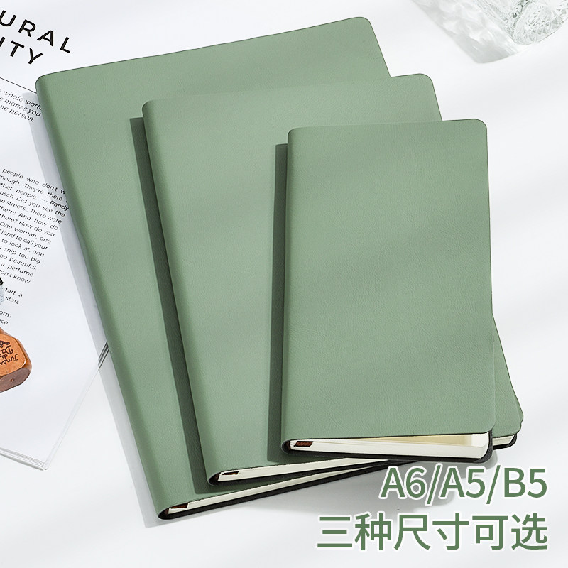 申士b5笔记本本子定制可UV彩印logo商务加厚a5办公记事本定做 a6简约日记本来图定制随身皮面手账本工作记录