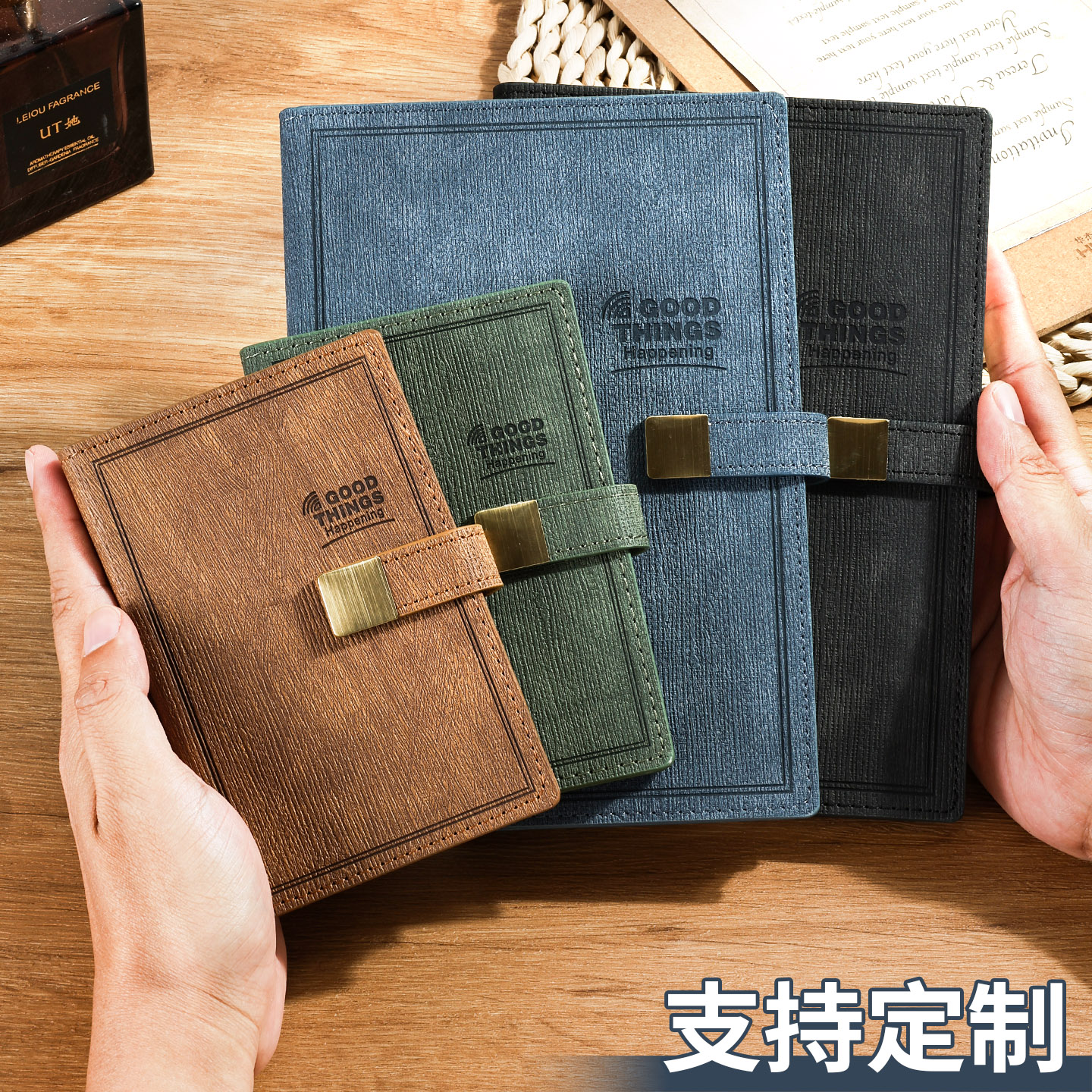 申士A5笔记本本子定制可印logo商务办公加厚记事本定做封面A6复古便携迷你口袋学生日记本工作会议记录手账本
