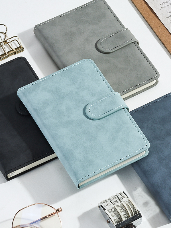 A5 notebook, customizable with logo printing, suitable for business and office use; B5 thick notebook, customizable cover and inner pages; A6 simple portable mini pocket notebook, student diary, work/meeting record book.