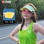 折叠太阳镜变色墨镜防风马拉松跑步运动眼镜户外登山骑行护目镜女