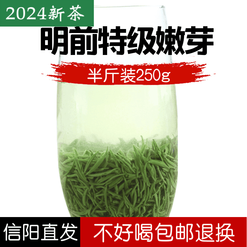 信阳毛尖2024新茶明前特级嫩芽茶