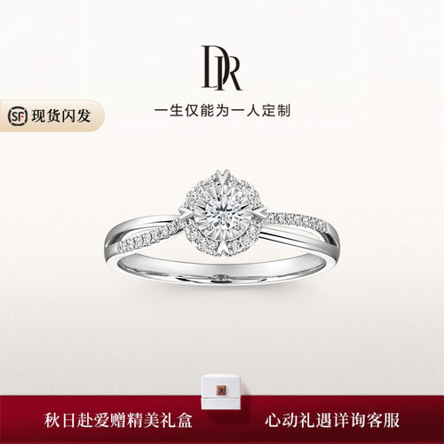 DRBELIEVE经典款求婚钻戒真分色