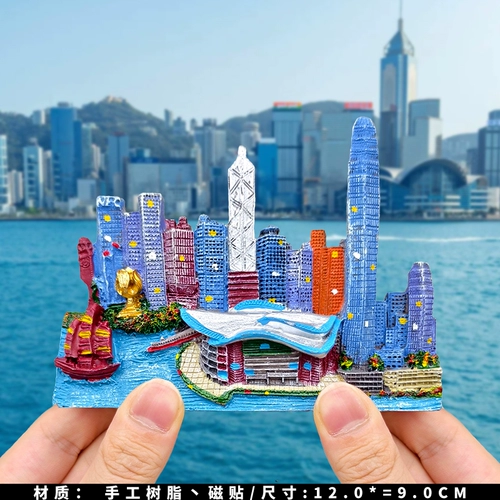 Автобус, магнит на холодильник, сувенир, Гонконг, деликатесы