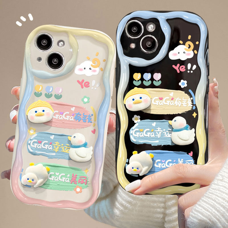 可爱鸭子适用小米13手机壳红米note12turbo新款civi3情侣k60e软k50男k40s女11青春12pro极速版k30立体公仔10s使用感如何?