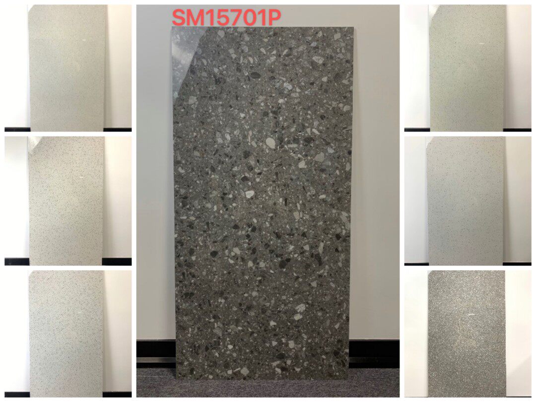 酒店客厅卧室750x1500亮水磨石砖