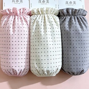 秋冬韩版袖套女羽绒服百搭家务上班防污耐脏护袖学生防脏长款袖头