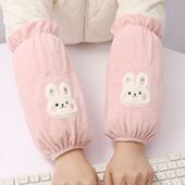 学生上课护袖 冬季 套女时尚 女士办公室防污羽绒服套袖 中长款 耐脏袖