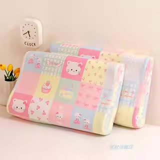 棉质成人枕套适用小米8h高低记忆乳胶单祇枕40 60橡胶30 50枕头套