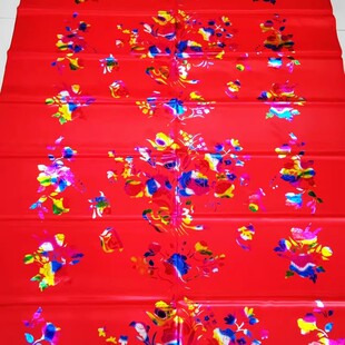 被面薄款丝绸被面结婚披红结婚礼车挂彩喜事还愿被面龙凤牡丹花大