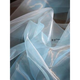 镜头蒙纱加密欧根纱轻薄柔光高透软纱朦胧滤镜纱白柔超薄纱滤色纱