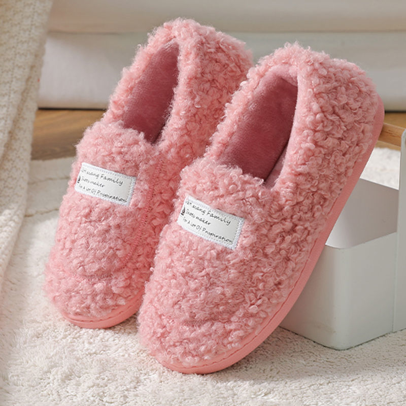 新款秋冬季棉拖鞋女包跟室内保暖防滑情侣居家男士棉鞋软底月子鞋