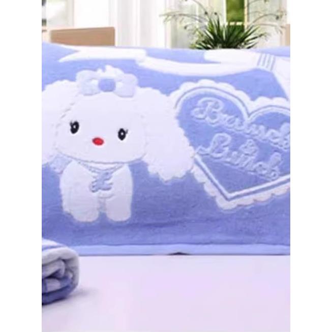 特价枕巾一对棉加厚全棉情侣成人老式卡通结婚高档正品四季枕巾