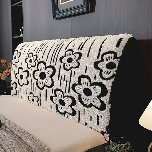 新型床头罩加高款毛绒床靠背套加厚床头遮丑罩冬季全包防尘保护罩,居家布艺,床头罩,淘宝优惠券,粉丝福利购,淘宝优惠卷