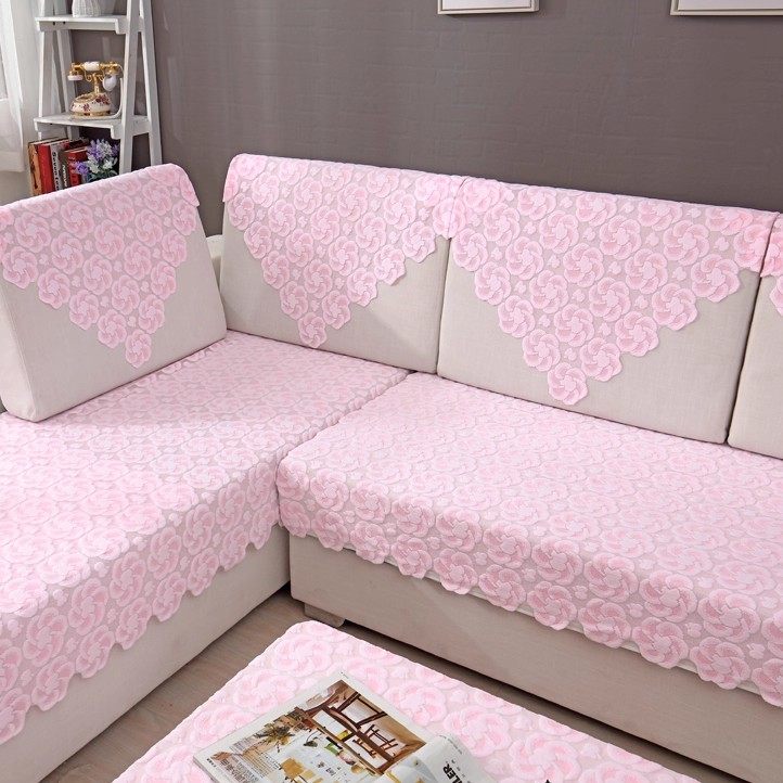 蕾丝沙发巾沙发靠背巾布艺扶手巾欧式薄款白色全盖沙发搭巾后背巾