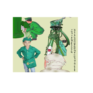 儿童演出服职业工作体验服邮递员表演幼儿园邮政邮局区域角色扮演