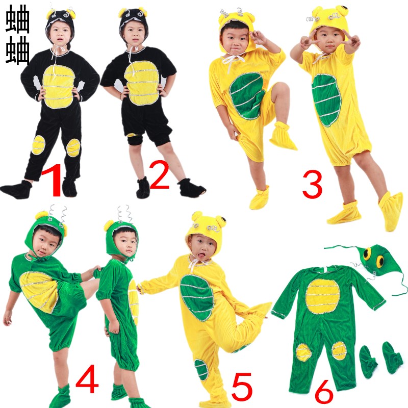 昆虫动物卡通风舞台剧儿童演出服