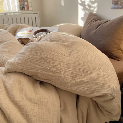 美拉德风水洗棉被套单件