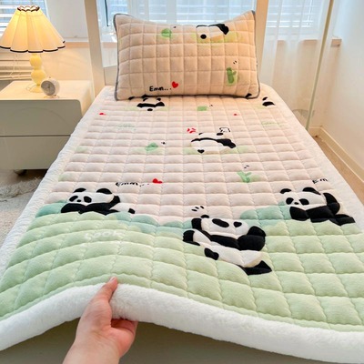 2024秋冬新款牛奶绒床单南通