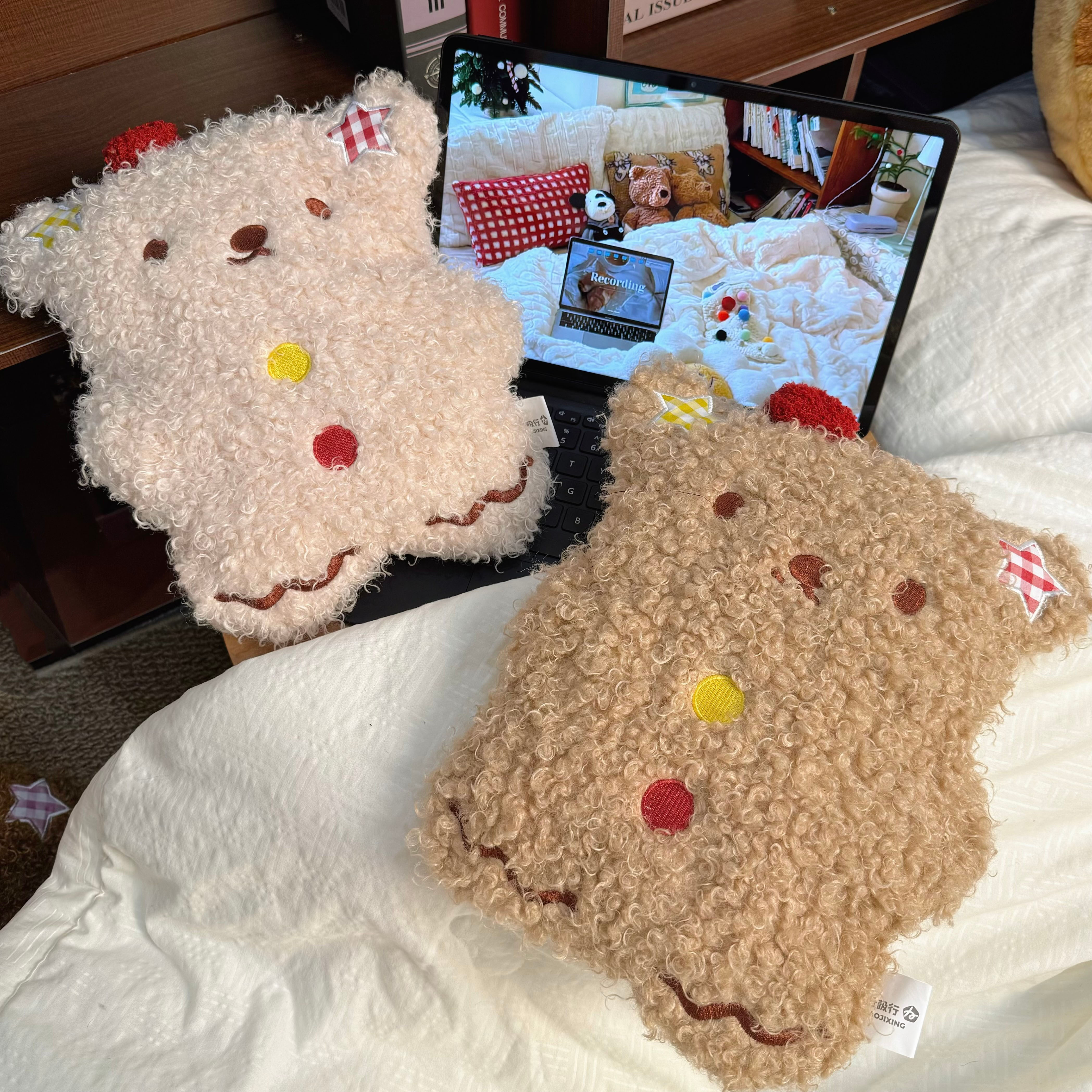 毛绒小熊充电款热水袋