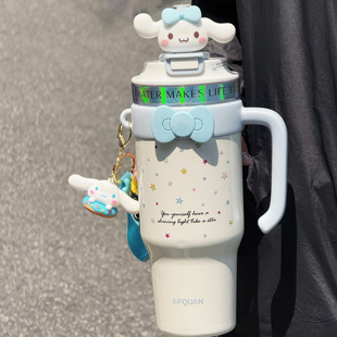 巨无霸大容量保温杯女生新款可爱冰霸杯学生桌面吸管杯子保冷水杯