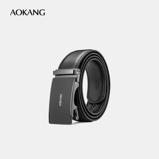 带男简约时尚 奥康 百搭自动扣腰带商务休闲裤 皮带2026新款 男士