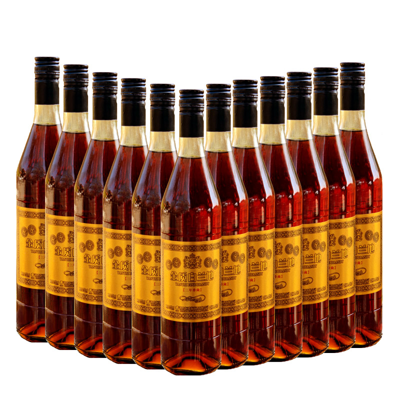 烟台白兰地12瓶饮用酒
